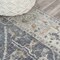 Jonathan Y Brandy Rustic Border Low-Pile Machine-Washable Dark Gray/Cream 5 ft. x 8 ft. Area Rug WSH321A-5 - alternate 6