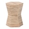 Bali & Pari Idana Bohemian Woven Grasscloth Hourglass End Table 255-14045-ZORO - alternate 5