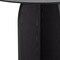 Homeroots 45" Black Solid Wood Pedestal Base Round Top Dining Table 712167 - alternate 3