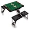 Picnic Time Family Of Brands App State Mountaineers - Football Field - Picnic Table Portable Folding Table, Black 811-00-175-795-0 - alternate 1