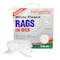 Supremeplus Recycled White Sweatshirt Cleaning Rags 10 lbs. Compressed Box SP-5321 - alternate 1
