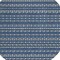 Homeroots 8' Navy Blue And Mint Green Round Striped Washable Indoor Outdoor Area Rug 610548 - alternate 6