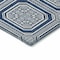 Homeroots 5' X 8' Navy Blue And Ivory Geometric Washable Indoor Outdoor Area Rug 610836 - alternate 5