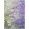 Homeroots 10' X 14' Purple Lilac And Artichoke Green Abstract Washable Indoor Outdoor Area Rug 582181 - alternate 6