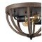 Jonathan Y Darlene 13" 2-Light Iron Rustic Farmhouse LED Flush Mount, Brown JYL7479A - alternate 8