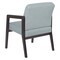 Office Star Products Espresso Finish Visitor's Chair with Ridgecrest Tide Pool Memory Foam Seat WD588-K017 - alternate 7