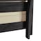 Alaterre Furniture Alaterre Barton Outdoor Loveseat with Cream Cushions for Patio or Poolside Black Finish 80-BARTON-2SOFA-B - alternate 6