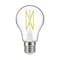 Satco 10.5 Watt LED A19, Clear, Medium Base, 3000K, 90 CRI, 120 Volt S12423 - alternate 1