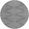 Homeroots 8' Charcoal And Silver Round Geometric Washable Indoor Outdoor Area Rug 598546 - alternate 6