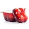 Megachef Pepper Shaped 3 Quart Enameled Cast Iron Casserole in Red MG-CP23AR - alternate 5