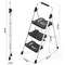 Wrightmaster 3.4 ft. Metal Lightweight Step Ladder, 8 ft. Reach, with Safety Lock Design 900 lb. Load Capacity ZOR-WK-3BW-DF - alternate 6