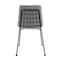 Homeroots Set of Two Gray And Black Upholstered Fabric Dining Side Chairs 544264 - alternate 8