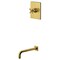 Kingston Brass Single-Handle Pressure Balanced Tub Faucet, Brushed Brass KB6347BXTO - alternate 1