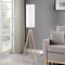 Homeroots 58" Natural Wood Look Tripod Floor Lamp With White Shade 523888 - alternate 5