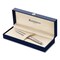 Waterman Hemisphere Ballpoint Pen, Retractable, Medium 1mm, Blue Ink, Stainless Steel/Palladium-Chrome Barrel S0920470 - alternate 1