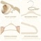 Simple Deluxe Kids Velvet Hangers, 11 Inch Durable Children Hangers for Closet, Beige White, 30PK HKHANGVELVETKID30WHT - alternate 5