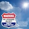 Signmission Pool Warning Shield Sign No Lifeguard On, 4 inch X 4 inch, Vinyl Decal, 5PK SHI-D-5PACK-4-432 - alternate 3