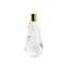 Homeroots 8" Clear And Gold Geo Faceted Crystal Tabletop Taper Candlestick 590219 - alternate 1