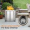 Lifesm 20-in. Smokeless Fire Pit LSOFP20-1 - alternate 10