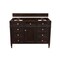 James Martin Vanities Brittany 48" Sgl Vanity, Burnished Mahogany, w/3 CM Siberian Silestone Top w/FreePower WirelessCharge 650-V48-BNM-FSFR - alternate 8