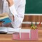 Acrimet Millennium Desktop Organizer Cup Caddy Plastic with 200 Sheets Memo Paper Solid Pink Color 740.9 - alternate 8