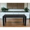Homeroots 84" Dark Gray Rectangular Solid Wood Dining Table 488704 - alternate 4