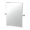 Gatco Waterline 31.5" Frameless Rectangular Mirror, Satin Nickel 5599S - alternate 1