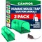 Campior Humane Mouse Trap, Large, No-Kill, Indoor, Pet Safe, Easy Clean, No-Touch Release, Green, 2PK CMPMO8SGR52 - alternate 1