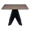 Homeroots 41" Espresso Wood Pedestal Base Square Dining Table 623359 - alternate 5