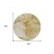Homeroots 8' Beige Round Abstract Washable Indoor Outdoor Area Rug 559726 - alternate 6