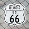 Signmission Illinois Route Marker Shield Sign Us 66, 6 Inch X 6 Inch, Plastic Sign SHI-P-6-382 - alternate 4