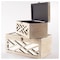 Homeroots 16" Off White Solid Wood Desk Organizer 392586 - alternate 1