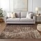 Homeroots 5' X 8' Chocolate Ikat Washable Indoor Outdoor Area Rug 576984 - alternate 5