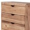 Homeroots 36" Natural Solid Wood Three Drawer Chest 524589 - alternate 7