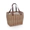 Picnic Time Family Of Brands Terrabella Earth Friendly Handwoven Picnic Basket Set for 2, Beige 110-20-187-000-0 - alternate 6