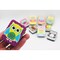 Ashley Productions Non-Magnetic Mini Whiteboard Erasers, Color Owls, 10PK 78007 - alternate 2