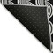 Homeroots 8' Black And Ivory Round Ogee Washable Indoor Outdoor Area Rug 601532 - alternate 7