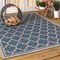 Jonathan Y Trebol Moroccan Trellis Textured Weave Navy/Gray 3 ft. x 5 ft. Indoor/Outdoor Area Rug SMB109D-3 - alternate 8