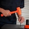 Neiko 1 LB Dead Blow Hammer, Neon Orange 02846A - alternate 4