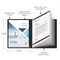 C-Line Products 8-1/2" x 11" Black 12-Pocket Bound Sheet Protector Presentation Book, 12EA/DS 33120-DS - alternate 4