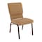 Flash Furniture Caramel Fabric Church Chair, PK4 4-FD-CH02185-CV-BN-GG - alternate 1