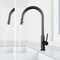 Vigo Bristol Single Handle Pull-Down Sprayer Kitchen Faucet in Matte Black VG02033MB - alternate 4