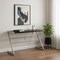 Homeroots 48" Dark Brown and Silver Computer Desk 333494 - alternate 5