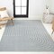 Jonathan Y Odense High-Low Minimalist Angle Geometric Light Blue/Cream 3 ft. x 5 ft. Indoor/Outdoor Area Rug SCN101F-3 - alternate 6