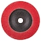 Pferd 7'' x 7/8'' A.H. POLIFAN Flap Disc - CO-FREEZE SG INOX, Ceramic oxide, 36 Grit, Conical 60816 - alternate 2