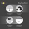 Goodlite LED Recessed Ultra-Thin Round Slim Wafer Downlight, S8/24W/R/LED/5CCT 2200 Lumen, 24W G-20224 - alternate 7