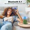 Bobtot Portable Bluetooth Speaker, Green, 10W sound, 12H battery IPX6 waterproof, TWS pairing, RGB lights 803789 - alternate 4