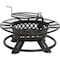 Big Horn 47'' Camp Black Round Steel Fire Pit SRFP96 - alternate 5