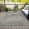 Homeroots 9' X 12' Taupe Beige And Ivory Abstract Washable Indoor Outdoor Area Rug 577839 - alternate 8