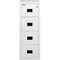 Fireking 4 Drawer, 1 Hr Fire & impact rated, 22" depth, Ltr/Lgl Arctic White 4R1822-CAW - alternate 4